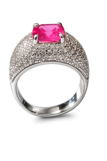 Anello Vidali Gioielli Donna in Argento Corindone ANAR-51-34 - ANAR-51-34
